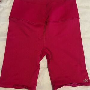 Alo ribbed biker shorts